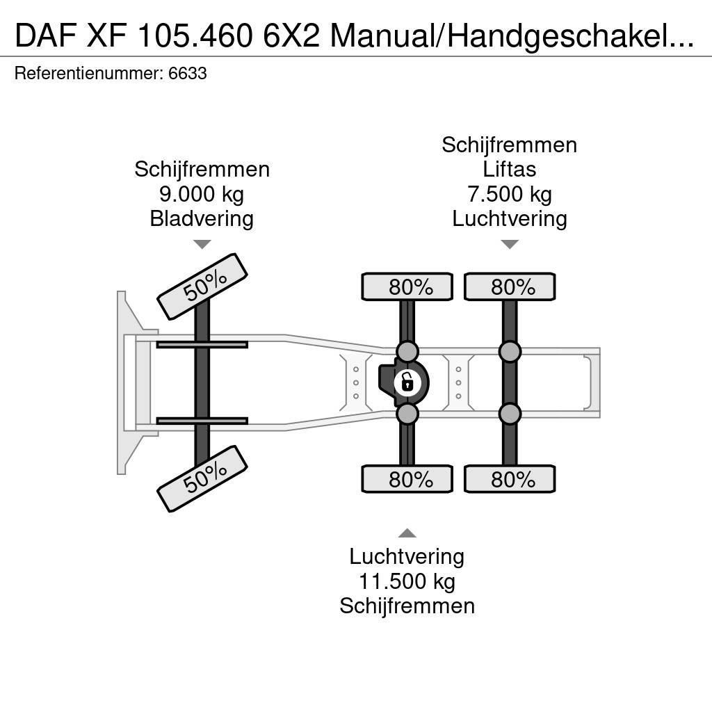 DAF XF 105.460 6X2 Manual/Handgeschakeld 25 ton NCH Sy Vilcēji