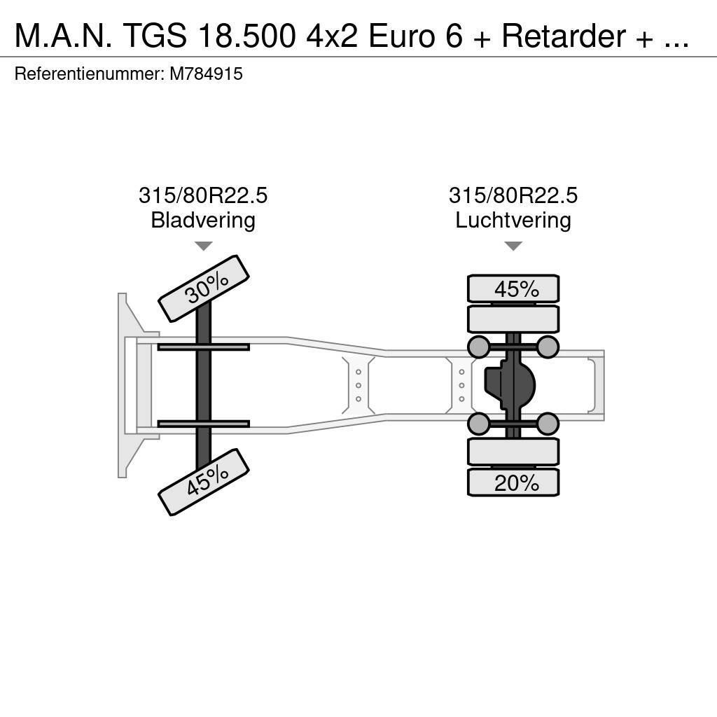MAN TGS 18.500 4x2 Euro 6 + Retarder + Hydraulics Vilcēji