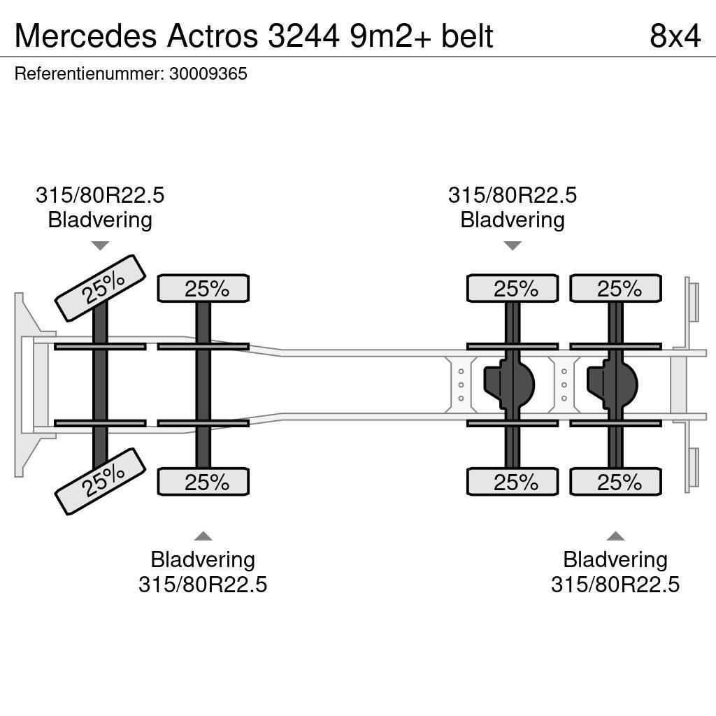 Mercedes-Benz Actros 3244 9m2+ belt Betonvedēji