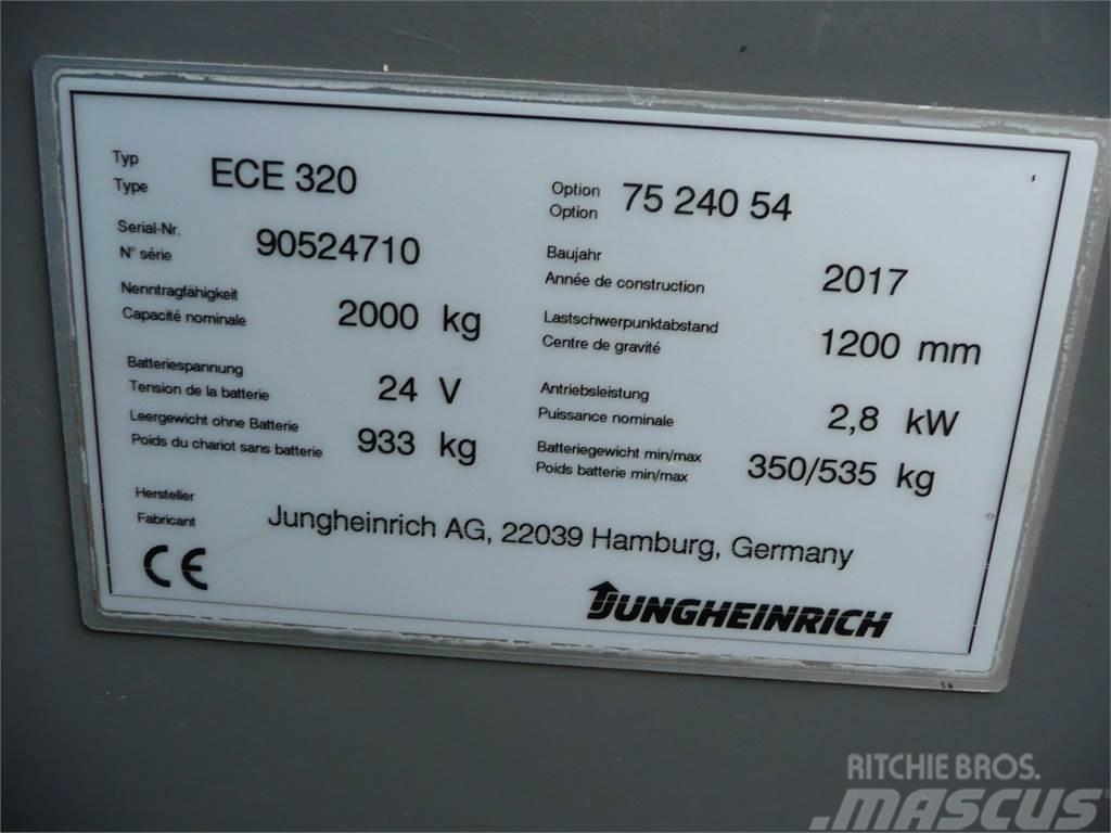 Jungheinrich ECE 320 2400x540mm Pasūtījumu savācējs mazam augstumam