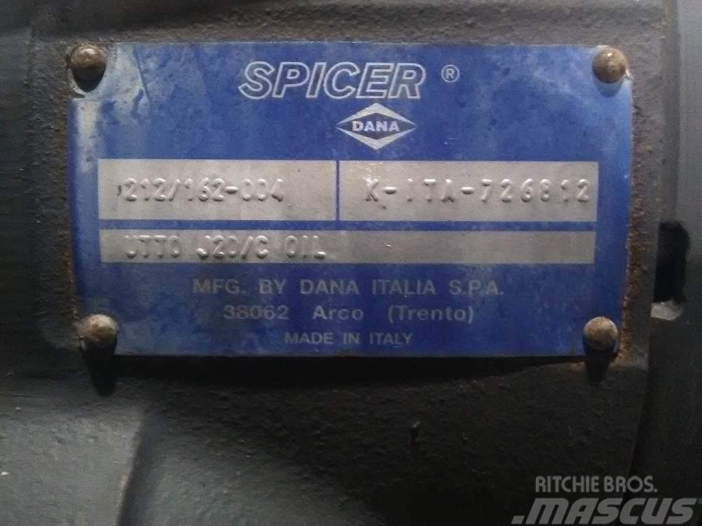 Spicer Dana 212/162-004 - Ahlmann AZ 85 T - Axle Asis