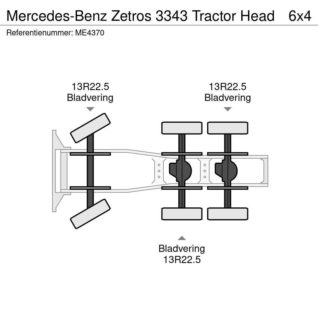 Mercedes-Benz Zetros 3343 Tractor Head Vilcēji