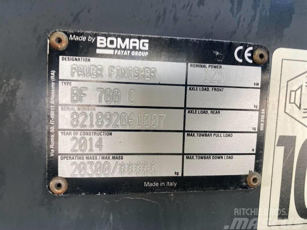 Bomag BF 700 C-2 S500 Stage IV/Tier 4f Asphalt pavers