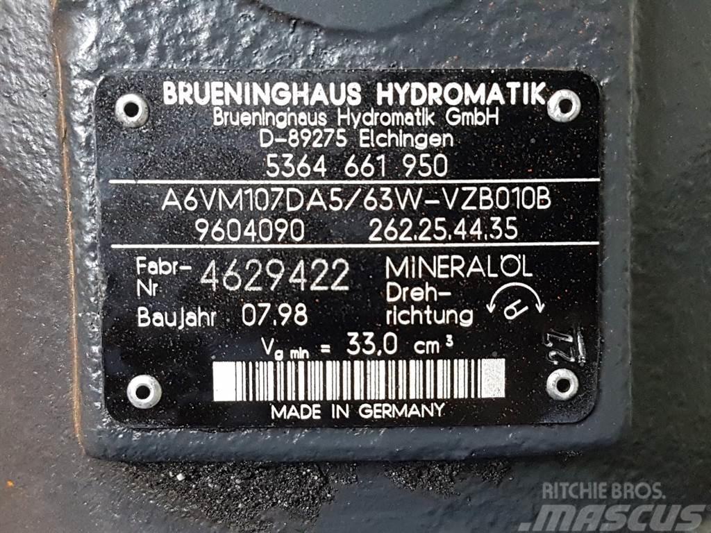 Schaeff SKL853-Brueninghaus A6VM107DA5/63W-Drive motor Hydraulics