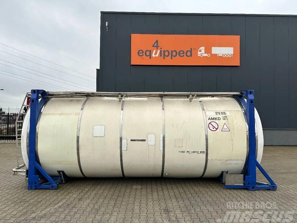 Van Hool 20FT SWAPBODY 30.900L, UN PORTABLE T11, 5Y+CSC ins Tank containers