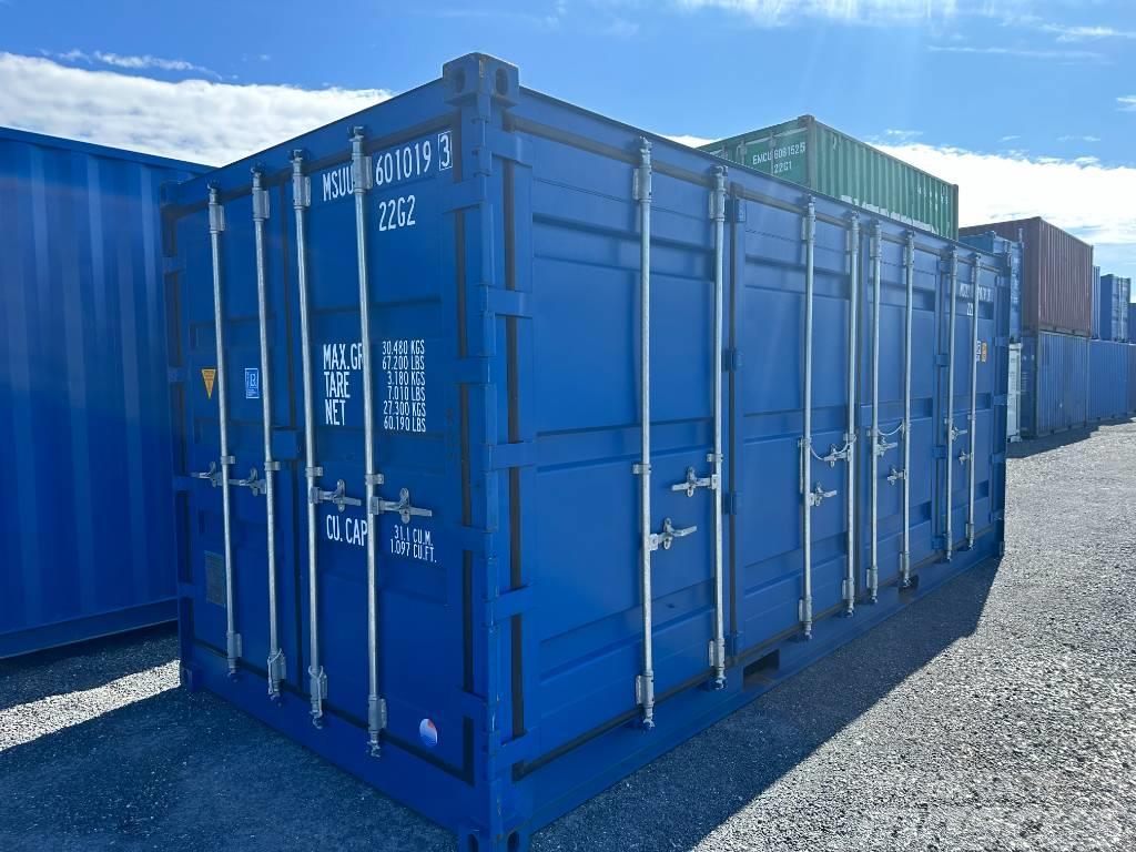  container ny 20fot hel öppningsbar långsida och en Special containers