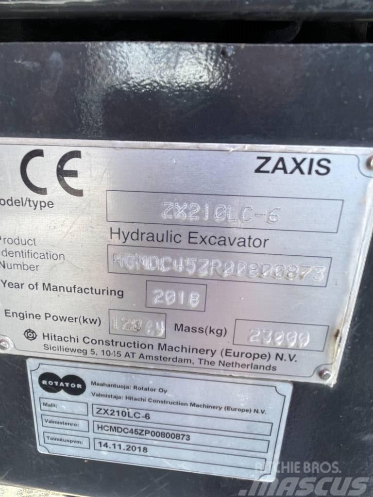Hitachi ZX210LC-6 Crawler excavators