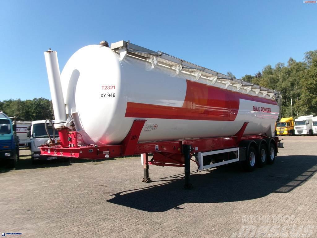 Feldbinder Powder tank alu (tipping) 60 m3 Tipper semi-trailers