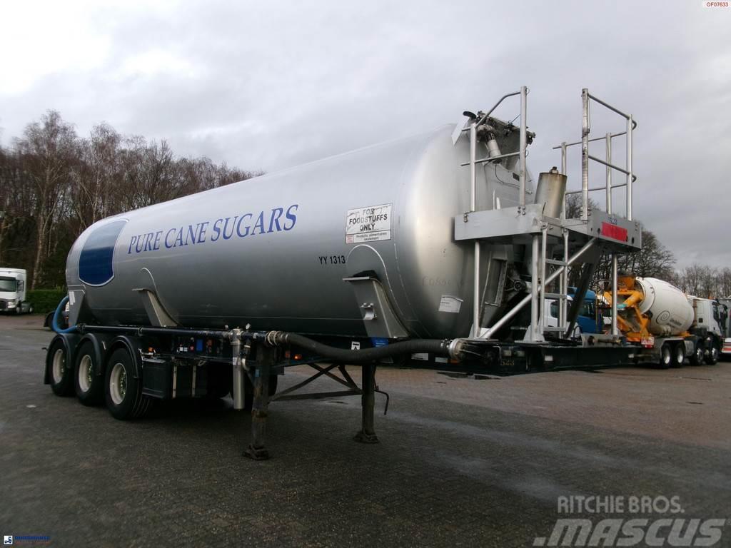 Feldbinder Powder tank alu 38 m3 (tipping) Tanker semi-trailers