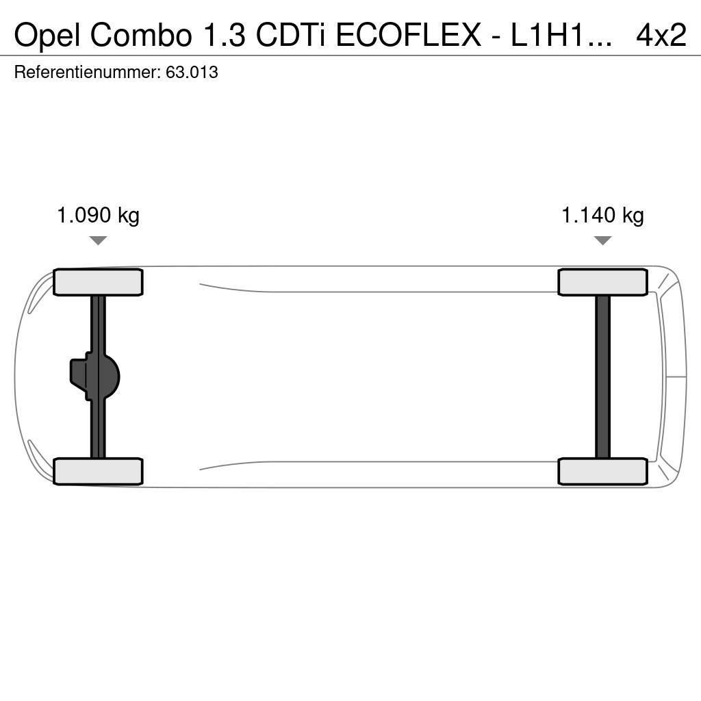 Opel Combo 1.3 CDTi ECOFLEX - L1H1 - AC - Cruise - Hook Box body
