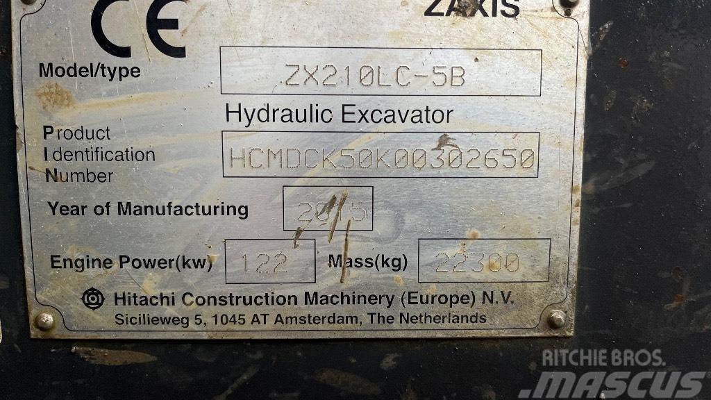 Hitachi Zx210-5 Crawler excavators