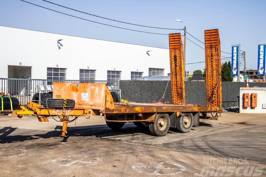 Castera PORTE ENGIN 10T+RAMPES HYDRAULIQUES Low loaders