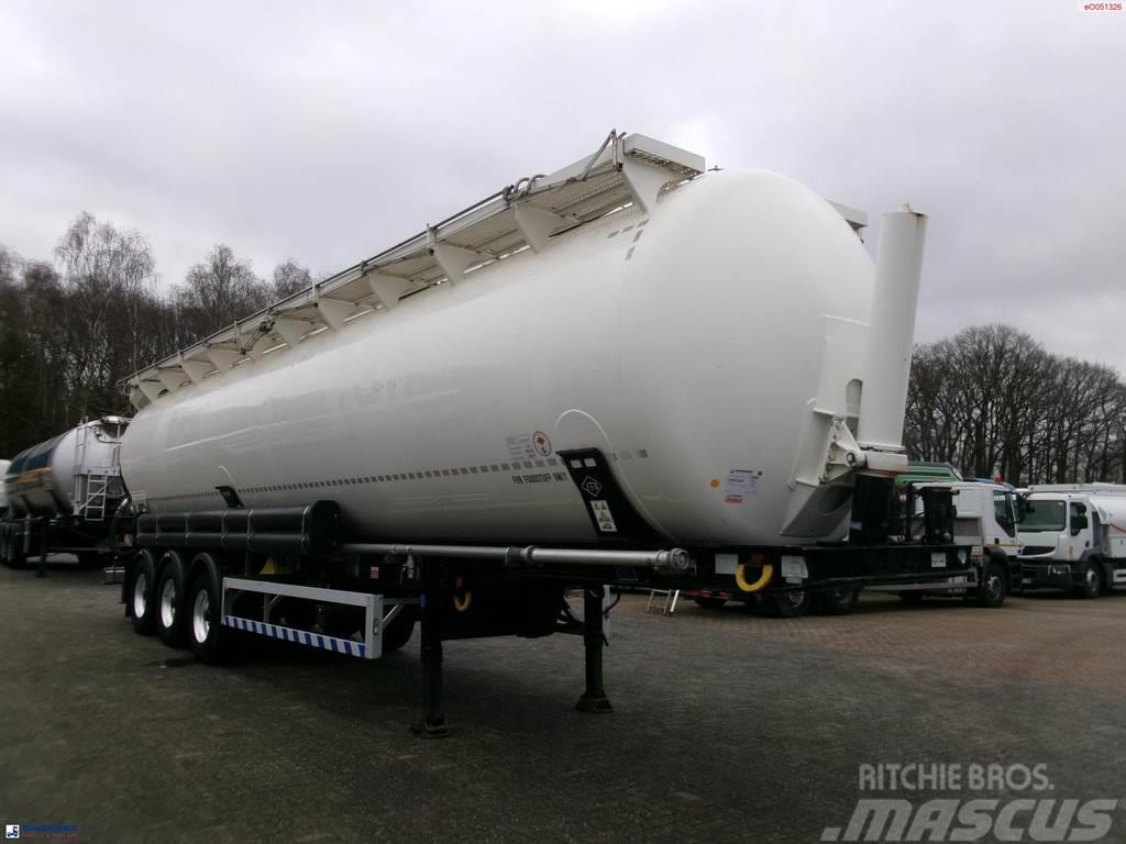 Feldbinder Powder tank alu 63 m3 (tipping) Tanker semi-trailers