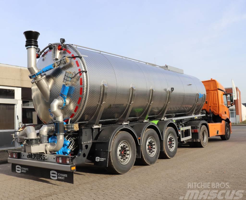  Schwarte Jansky Gülle Güllezubringer 30m³ Tanker semi-trailers