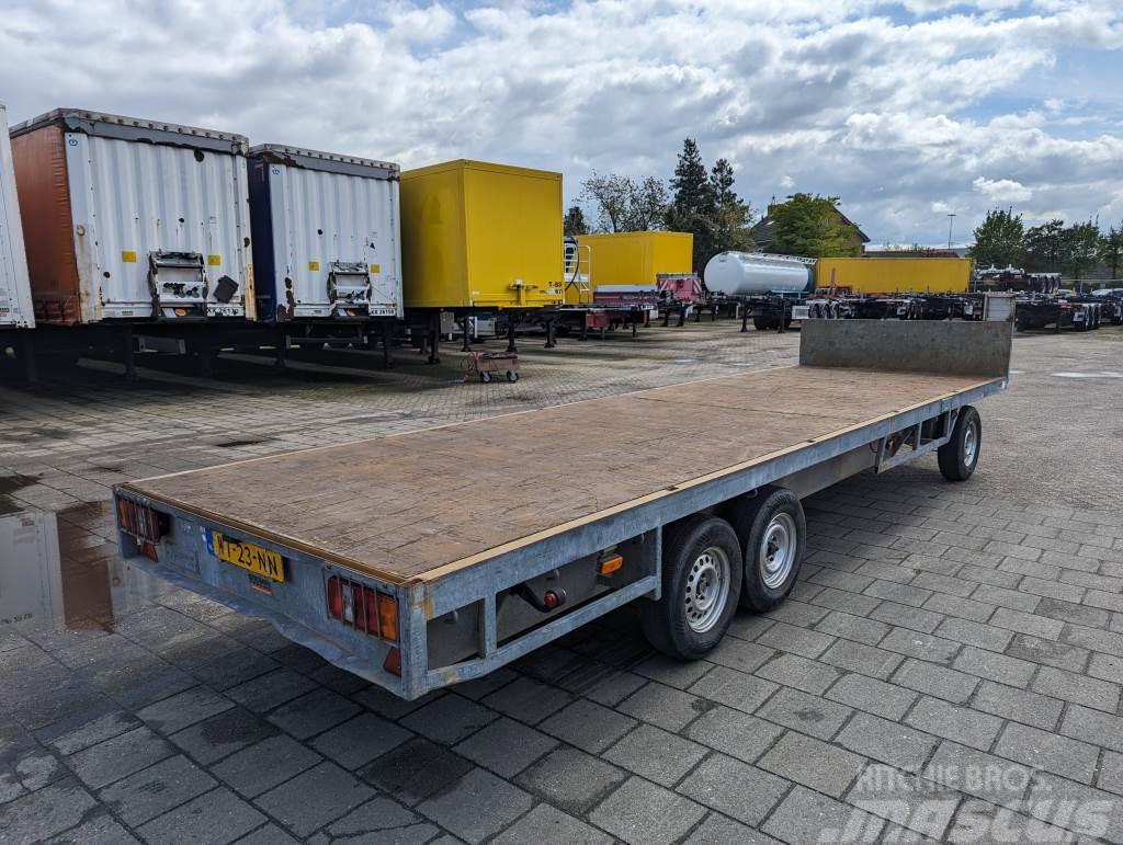 Veldhuizen G 43 5 3-Assen Knott - 8m Open Laadbak - Gegalvani Flatbed/Dropside semi-trailers