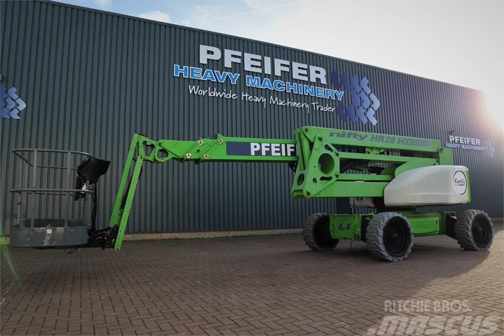 Niftylift HR28 HYBRID Valid inspection, *Guarantee! Hybrid, Articulated boom lifts