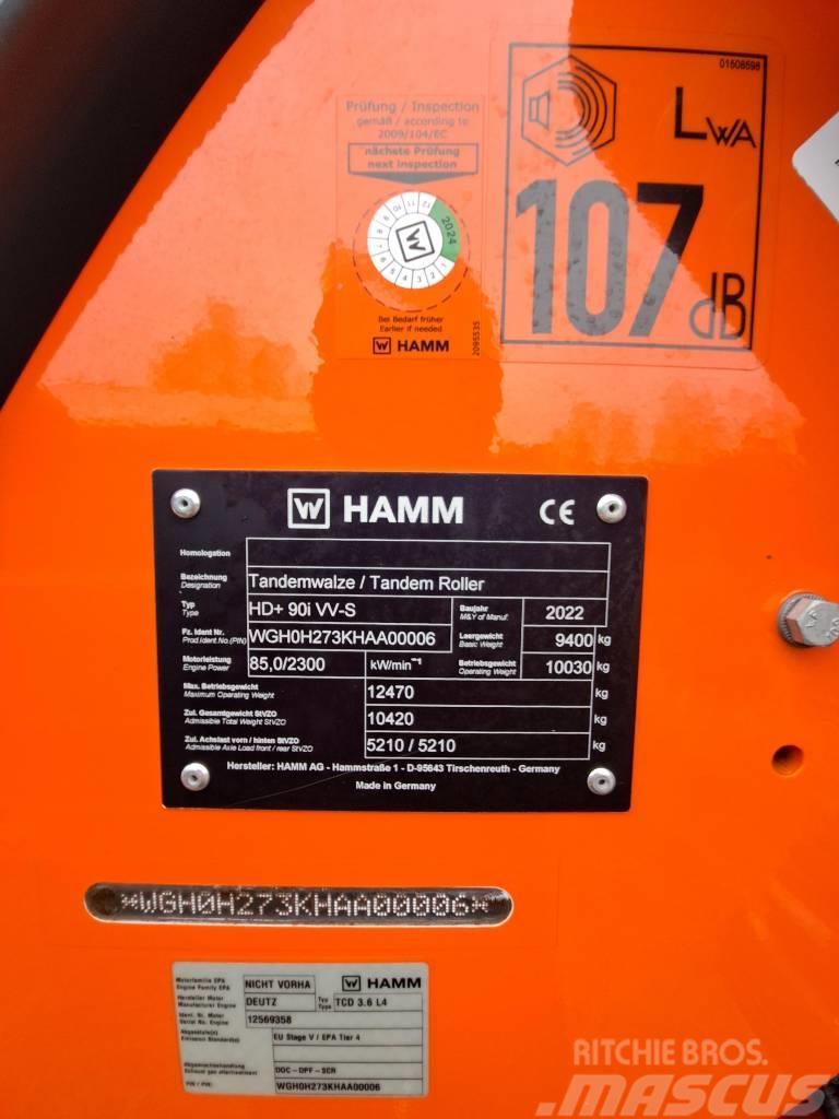 Hamm HD+ 90i VV-S Twin drum rollers