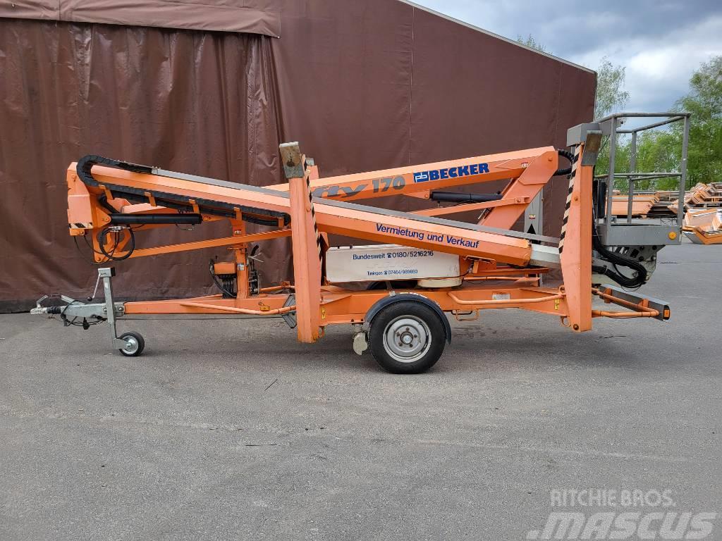 Niftylift 170 H Trailer mounted aerial platforms