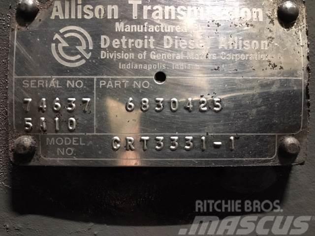 Allison transmission Model CRT3331-1 Transmission