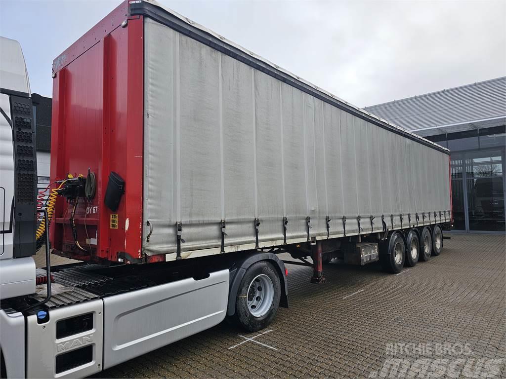 Pacton 4 Akslet Curtainsider semi-trailers