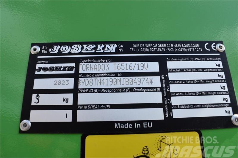 Joskin TORNADO T6516/19V NEW GENERATION Manure spreaders
