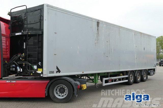 Stas S300ZX, 92m³, 10mm Boden, Alu-Stützbeine Box body semi-trailers