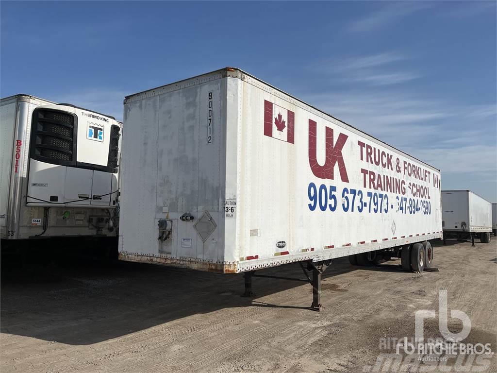 Strick 48 ft x 102 in T/A Box body semi-trailers