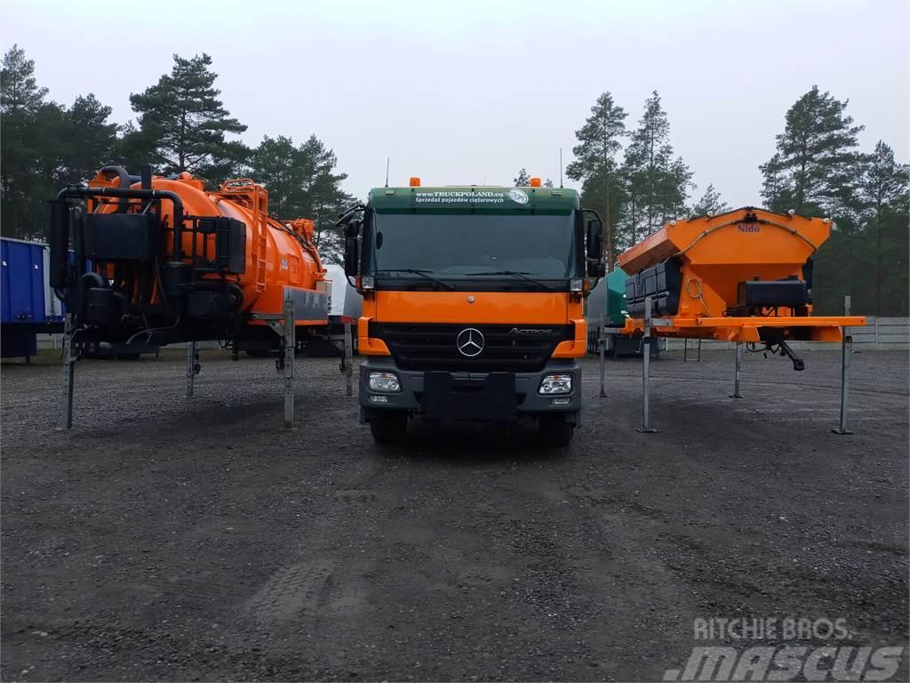 Mercedes-Benz ACTROS 2636 6x4 WUKO + MUT SAND MACHINE FOR CHANNE Municipal / general purpose vehicles