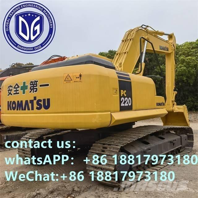 Komatsu PC220-7 Kāpurķēžu ekskavatori