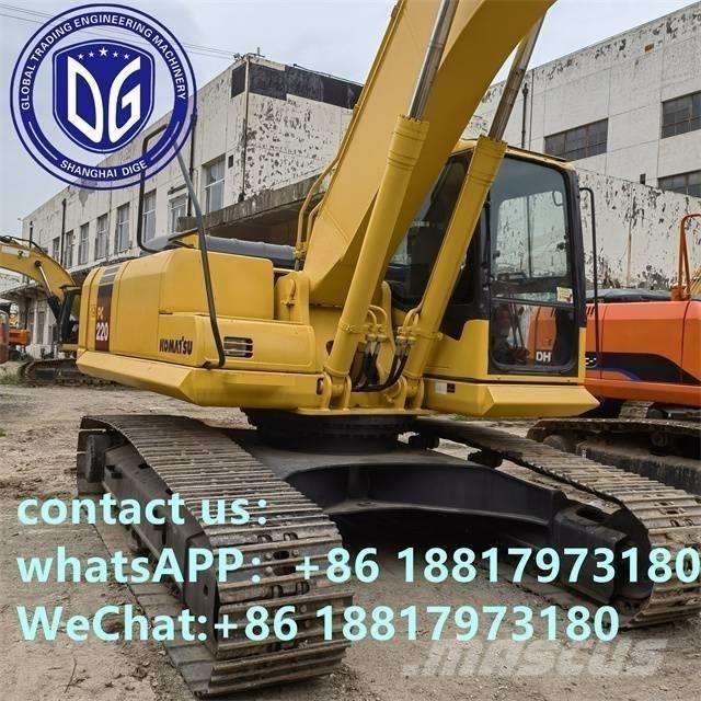 Komatsu PC220-7 Kāpurķēžu ekskavatori