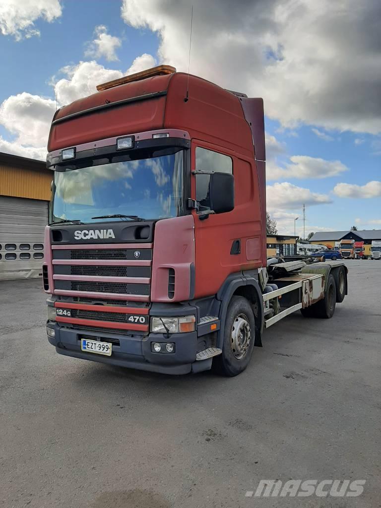 Scania R 124 Treileri ar āķi