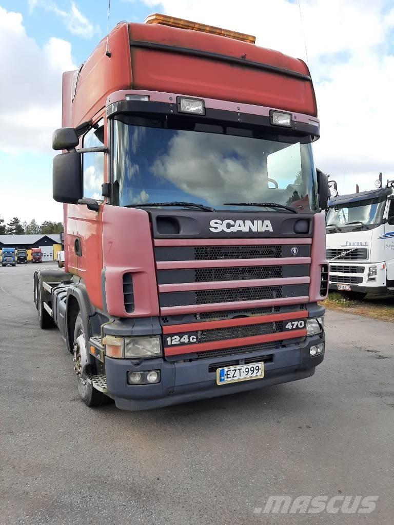 Scania R 124 Treileri ar āķi