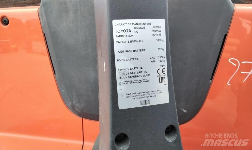 Toyota LWE180 Zemie palešu pacēlāji