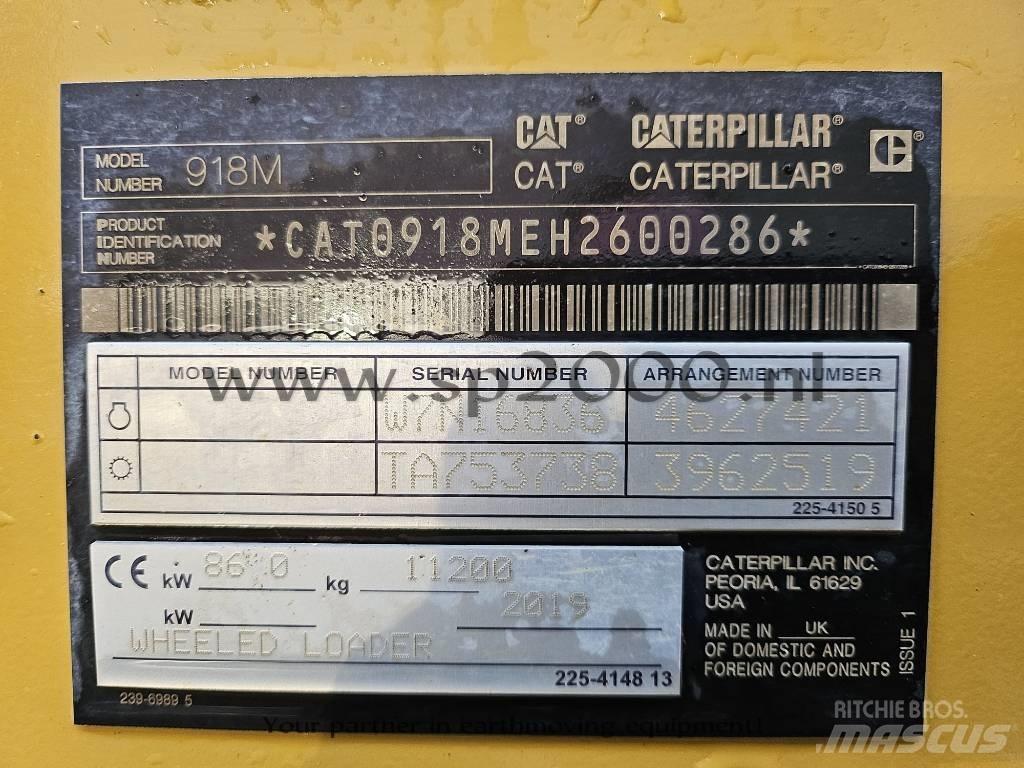 CAT 918 M Iekrāvēji uz riteņiem