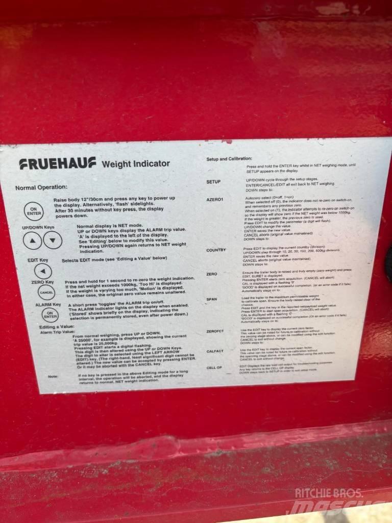 Fruehauf Halfpipe Piekabes pašizgāzēji