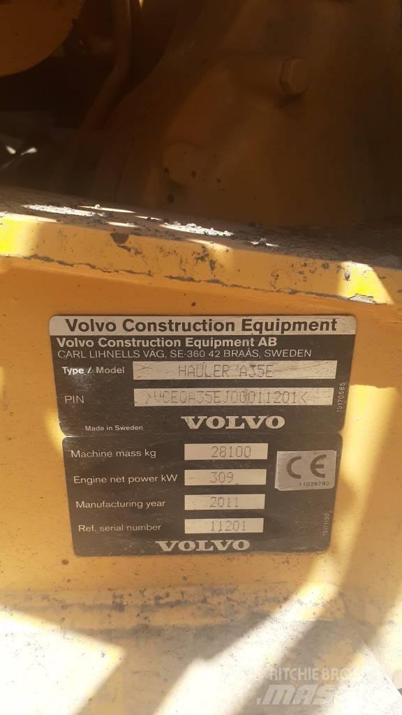 Volvo A 35 E Artikulētie pašizgāzēji