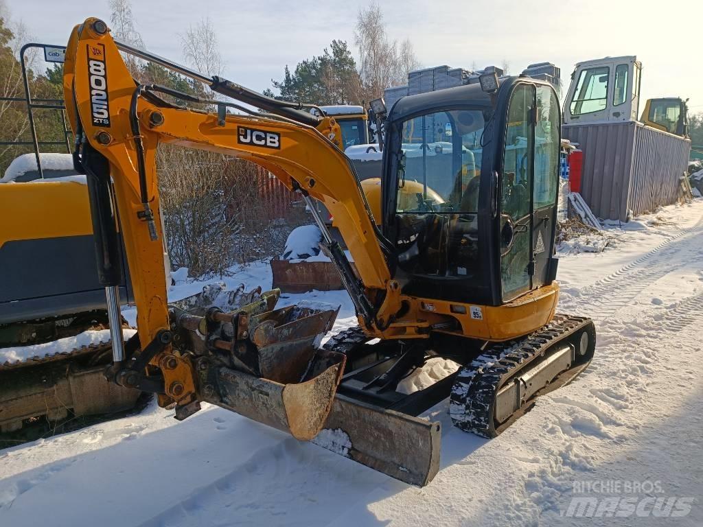 JCB 8025 ZTS Kāpurķēžu ekskavatori