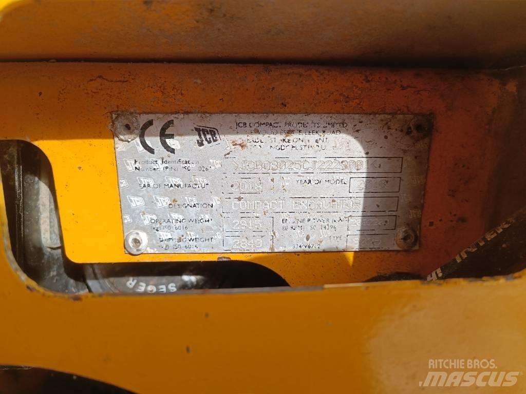 JCB 8025 ZTS Kāpurķēžu ekskavatori
