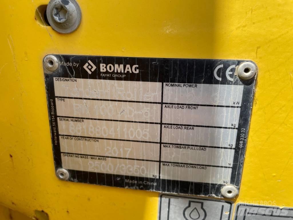 Bomag BW 100 AD-5 Divvalču grunts veltņi
