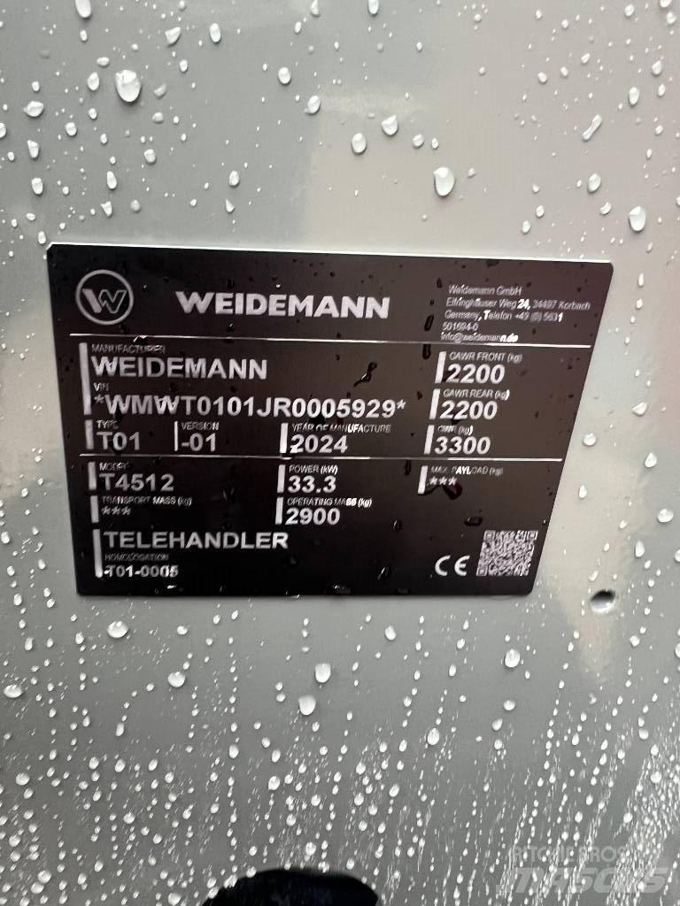 Weidemann 4512 Lauksaimniecības pacēlāji