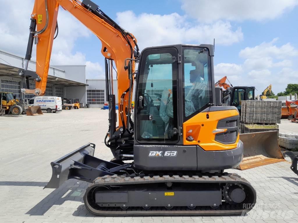 Doosan DX 63-7 Mini ekskavatori < 7 t