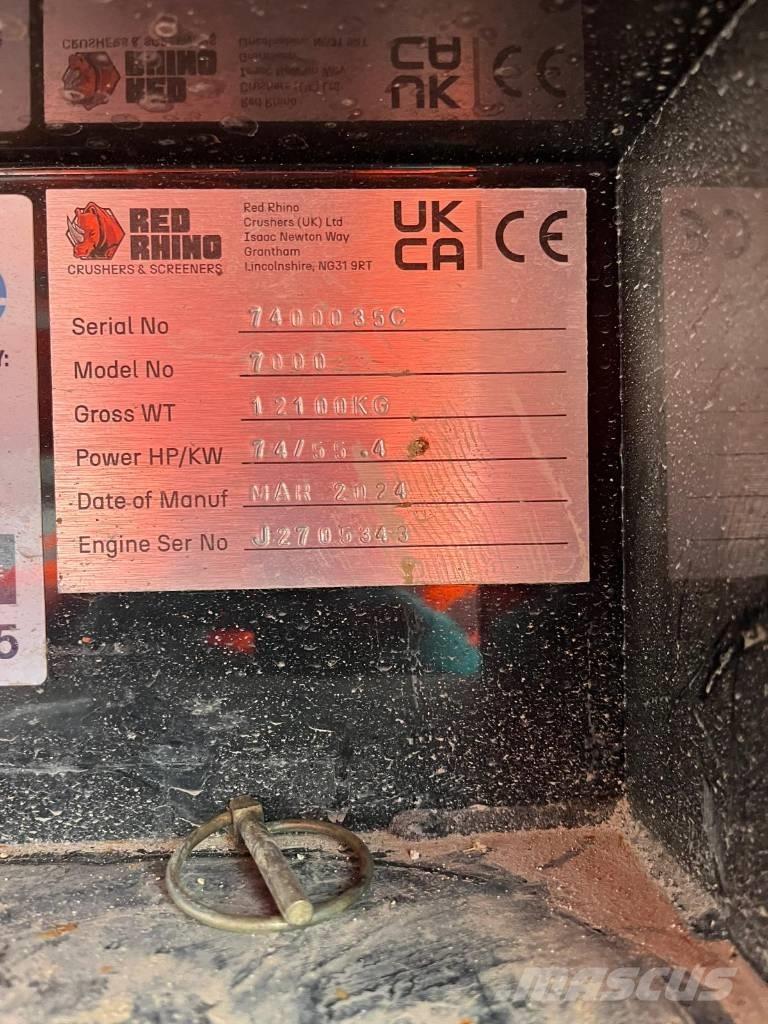 Red Rhino 7000 Drupinātāji