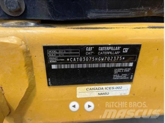 CAT 307.5 Kāpurķēžu ekskavatori