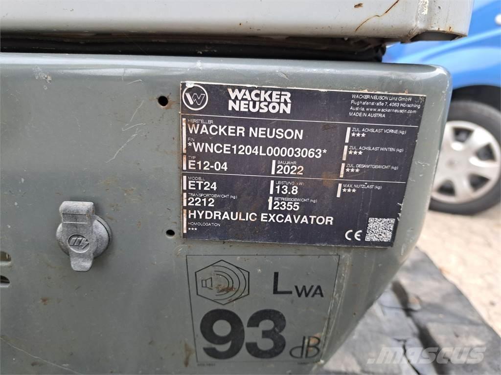 Wacker Neuson ET24 Kāpurķēžu ekskavatori