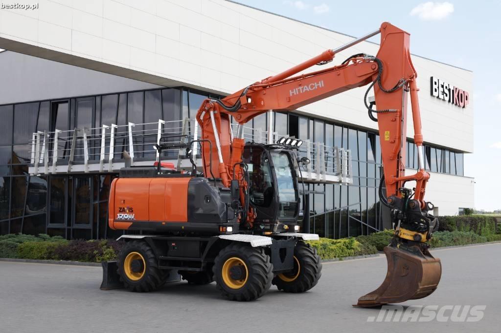 Hitachi ZX 170 W-6 Ekskavatori uz riteņiem