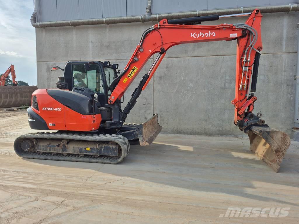 Kubota KX080 4@2 Vidēja lieluma ekskavatori 7 t - 12 t