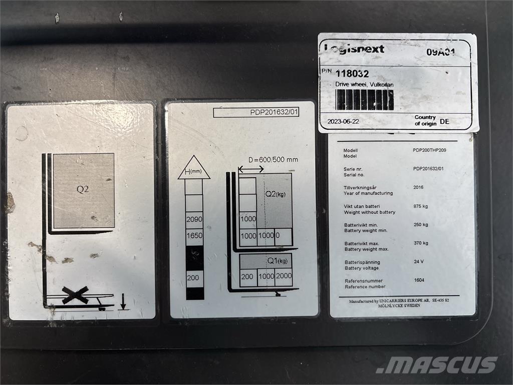 Atlet PDP200 Pašgājēji krautnētāji