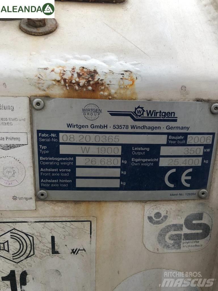 Wirtgen W1900 Asfalta dzesēšanas iekārtas