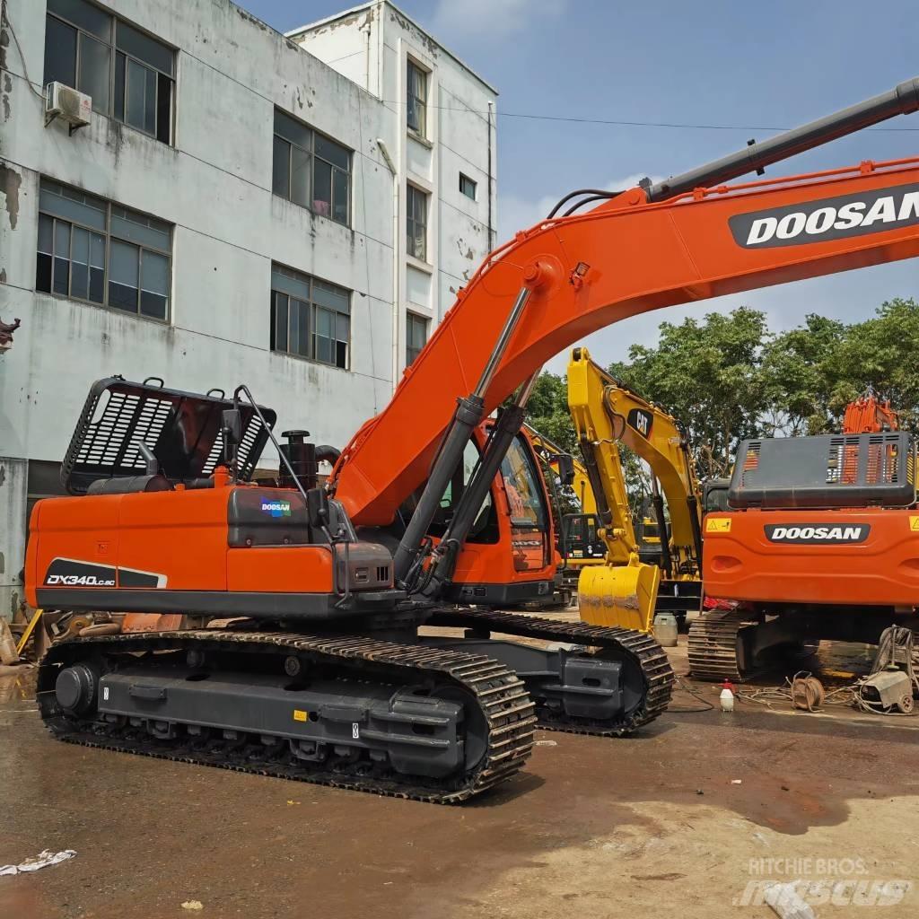 Doosan DX 340 LC-9C Kāpurķēžu ekskavatori