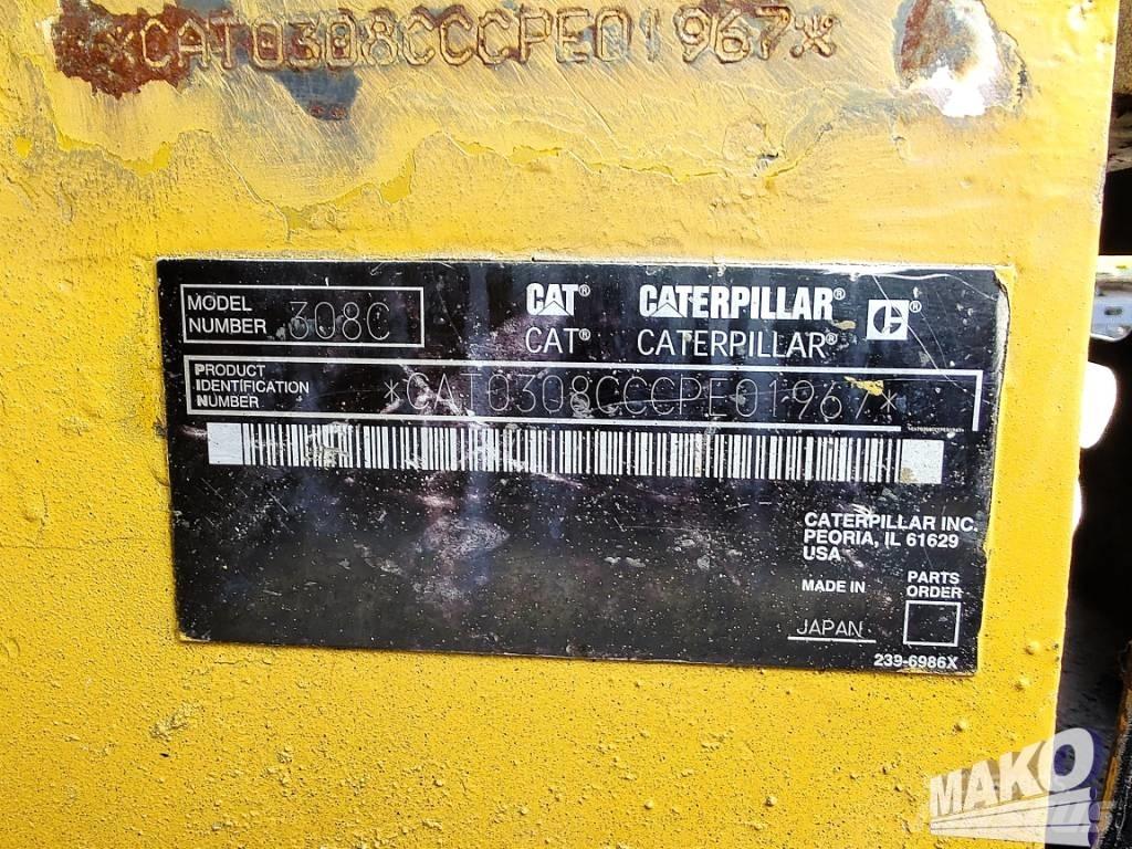 CAT 308 C Kāpurķēžu ekskavatori